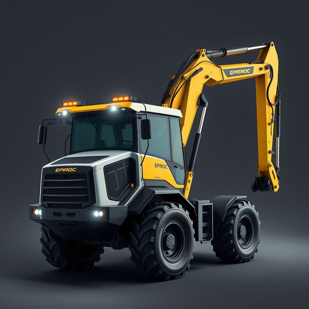 Epiroc SmartROC T40’ın yanında bir teknisyenin yağ filtresi değiştirirken çekilmiş