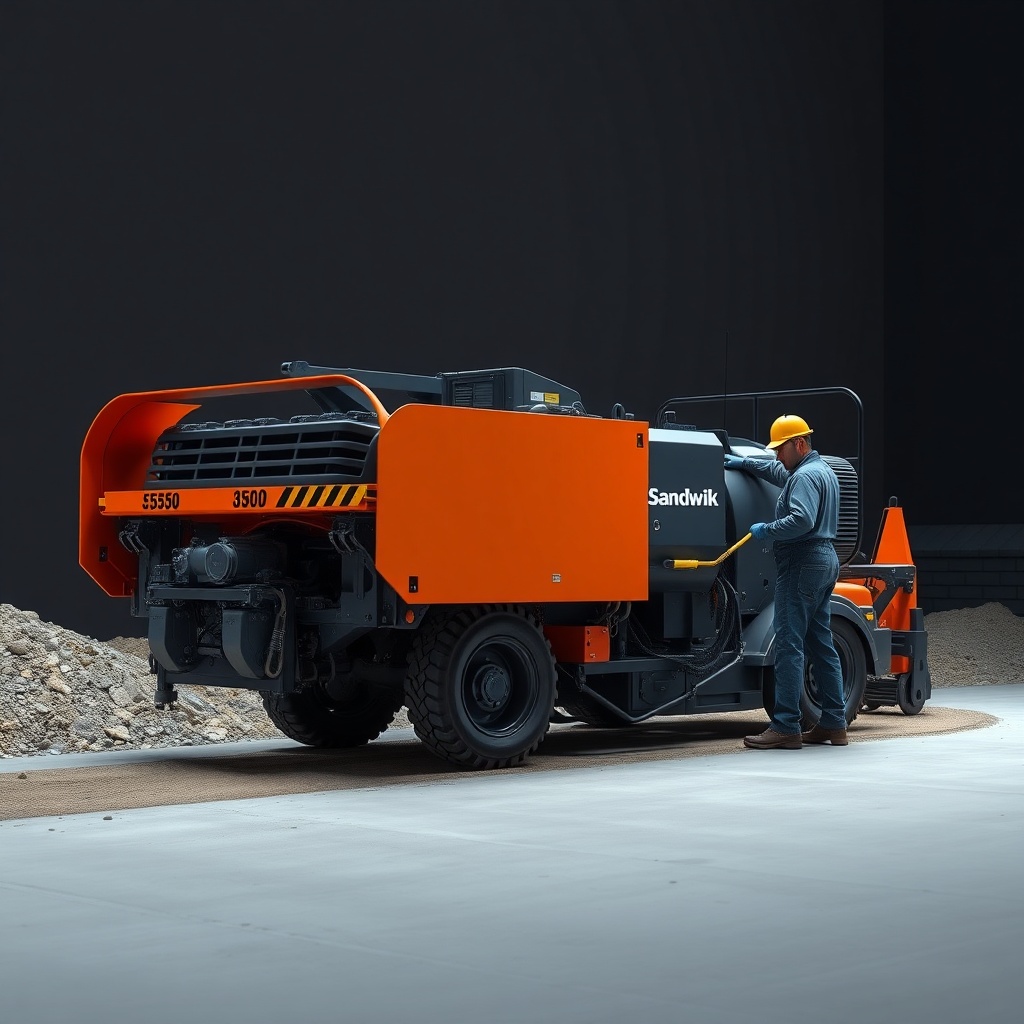 <Sandvik DI550 delici uç değişimi yapan operatör